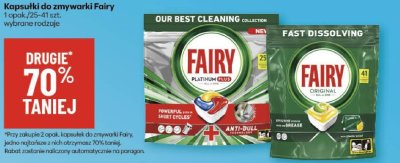 Kapsu艂ki do zmywarki Fairy platinum plus promocja w Delikatesy Centrum