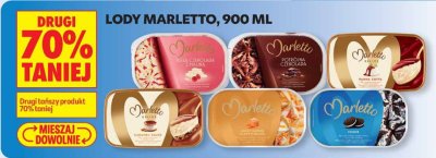 Lody 900 ml Marletto promocja w Biedronka