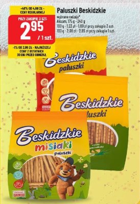 Paluszki wybrane rodzaje promocja w POLOmarket