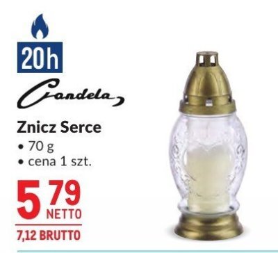 Znicz Serce Candela promocja w Makro