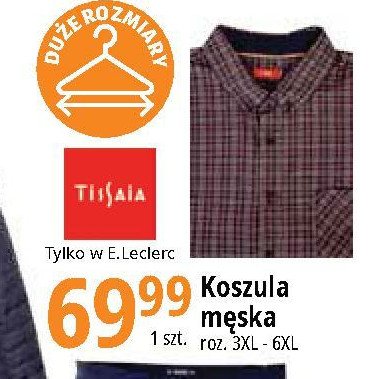 Koszula m臋ska 3xl-6xl Tissaia promocja