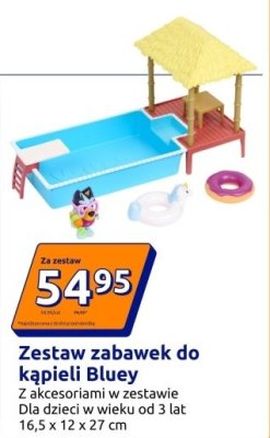 Zestaw zabawek do kąpieli Bluey promocja w Action