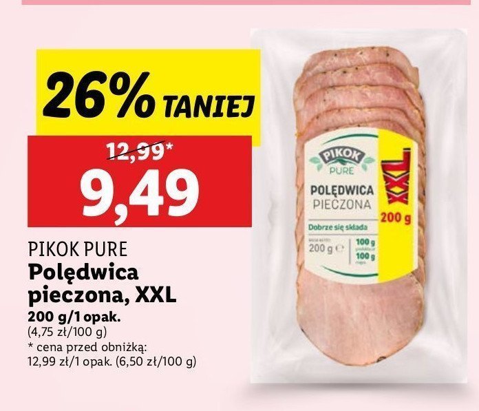 Polędwica pieczona Pikok pure promocja