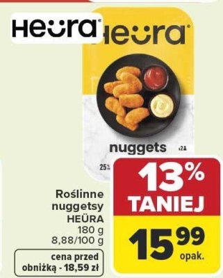 Nuggetsy roślinne HEURA 180g promocja w Carrefour