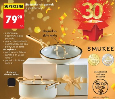 Garnek z pokrywką 24 cm promocja w Biedronka