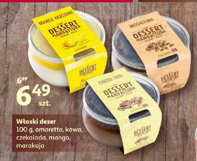 Deser w艂oski marakuja Dessert manifattura promocja