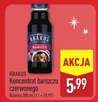 Koncentrat barszczu Krakus Koncentrat barszczu czerwonego promocja w Aldi