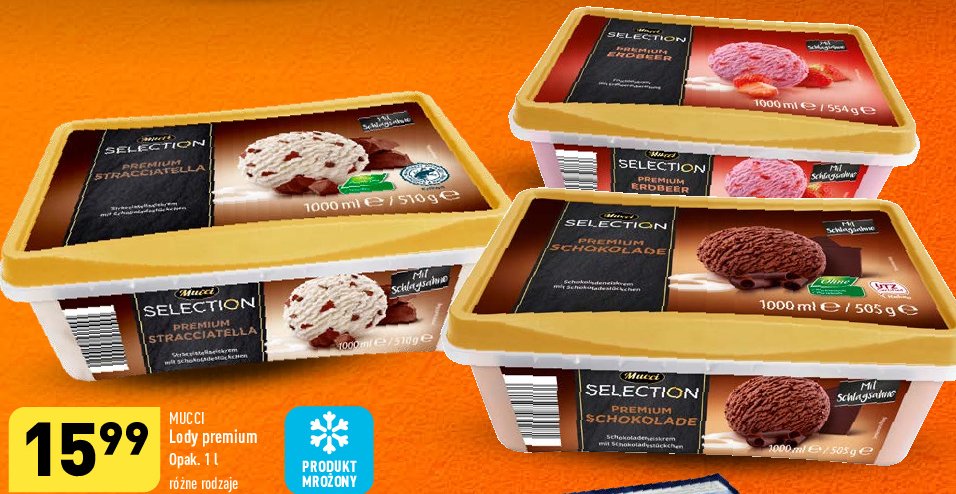 Lody premium stracciatella promocja