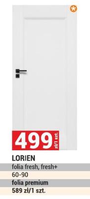Drzwi LORIEN folia fresh, fresh+ 60-90 promocja w Merkury Market