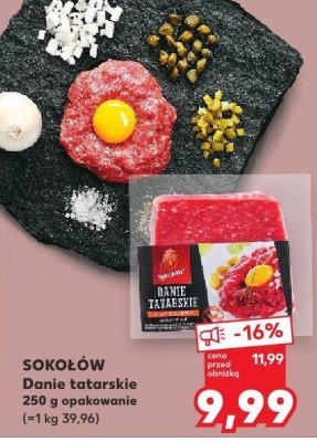 Danie tatarskie promocja w Kaufland