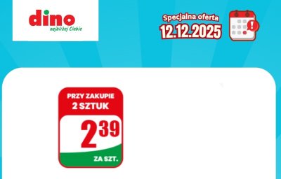Specjalna oferta na 12.12.2025 - promocje spoza gazetki, strona 8 promocja w Dino