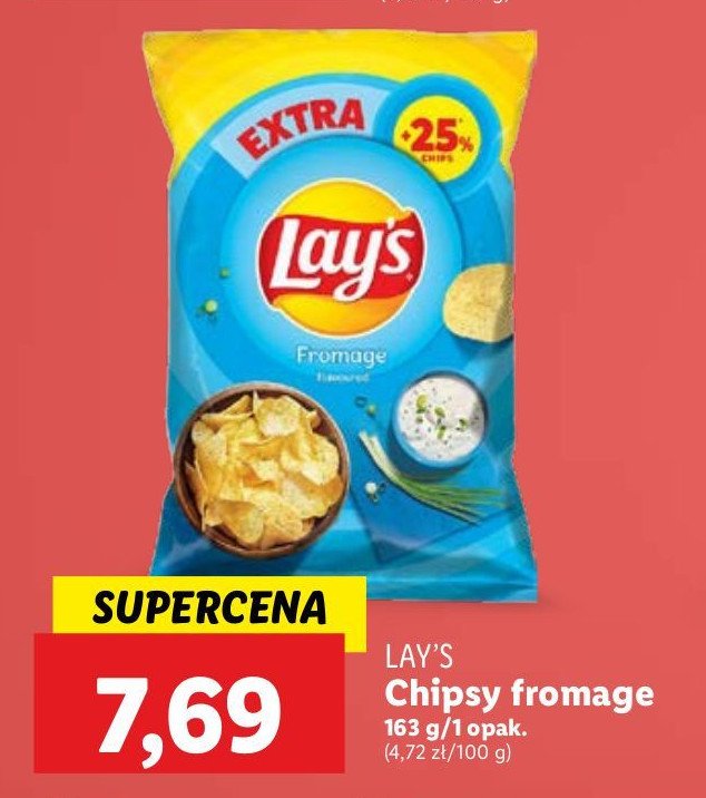 Chipsy fromage Lay's promocja