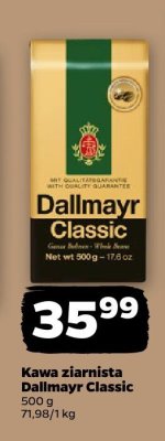 Kawa ziarnista Classic 500 g Dallmayr promocja w Netto