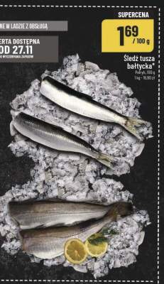 Śledź tuszy bałtycka promocja w POLOmarket