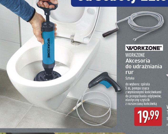 Spirala 5 m WORKZONE promocja w Aldi