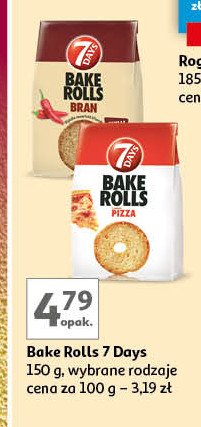 Bake rolls bran chilli 7 days bake rolls promocja