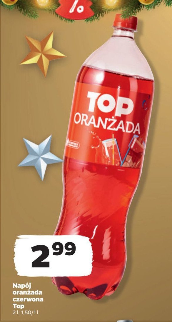 Oranżada czerwona Top promocja w Netto