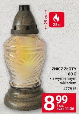 Znicz złoty promocja w Selgros