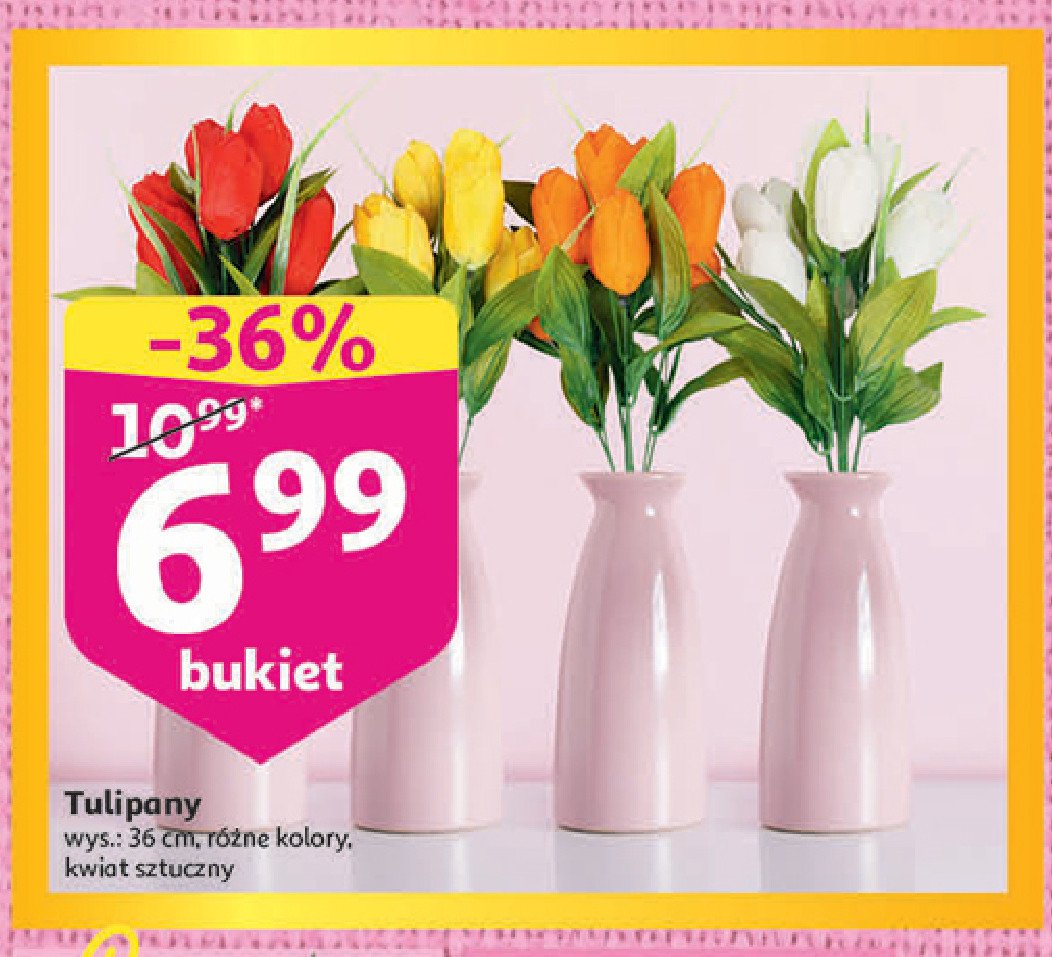 Tulipan bukiet 36 cm promocja