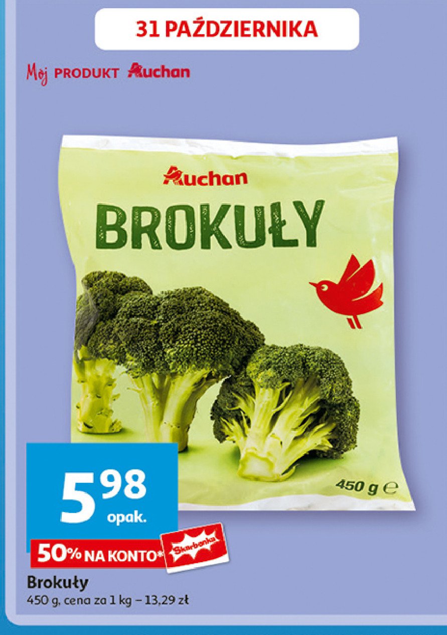 Brokuły Auchan promocja