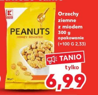 Orzechy ziemne z miodem K-classic promocja