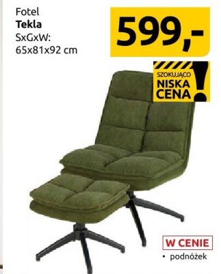 Fotel Tekla promocja w Black Red White