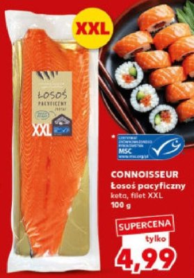 Łosoś pacyficzny keta, filet XXL 100g promocja w Kaufland
