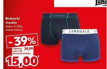 Bokserki męskie LONSDALE promocja