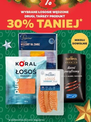 Wybrane łososie wędzone DRUGI -30% promocja w Netto
