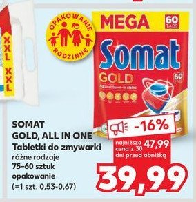 Tabletki do zmywarki Somat Gold promocja