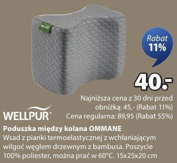 Poduszka między kolana OMMANE WELLPUR promocja w Jysk