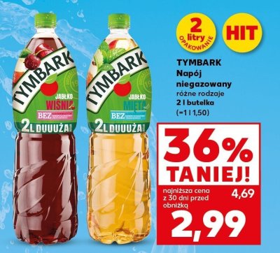 Napój niegazowany różne rodzaje 2 butelki promocja w Kaufland