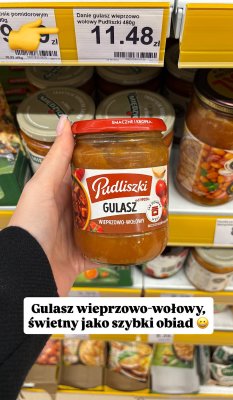 Gulasz wieprzowo-wołowy 460g promocja w Dino
