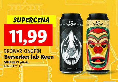Piwo Kingpin keen promocja