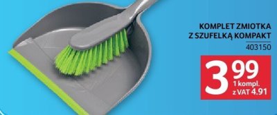 Komplet zmiotka z szufelką kompakci promocja w Selgros
