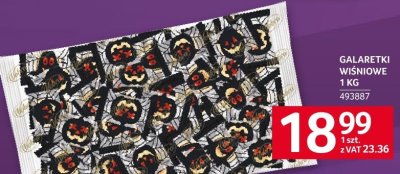 Galaretki wiśniowe 1kg Selgros promocja w Selgros