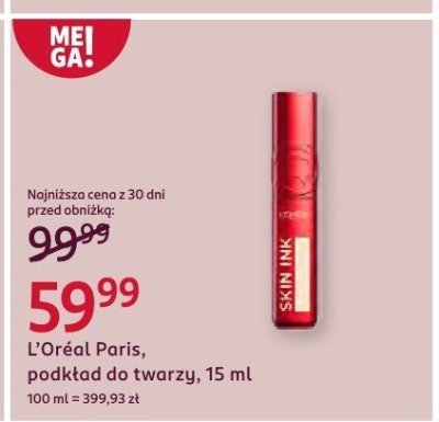Podkład L'Oréal Paris do twarzy, 15 ml promocja w Rossmann