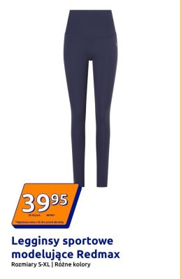 Legginsy sportowe modelujące Redmax promocja w Action