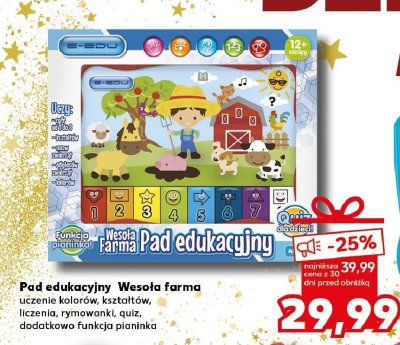 Pad edukacyjny Wesoła Farma promocja w Kaufland