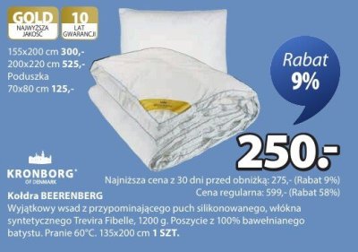 Kołdra BEERENBERG promocja w Jysk