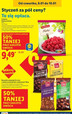 Maliny Freshona Maliny mrożone promocja w Lidl