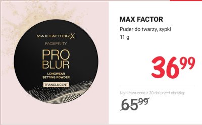 Puder do twarzy Pro Blur sypki promocja w Rossmann