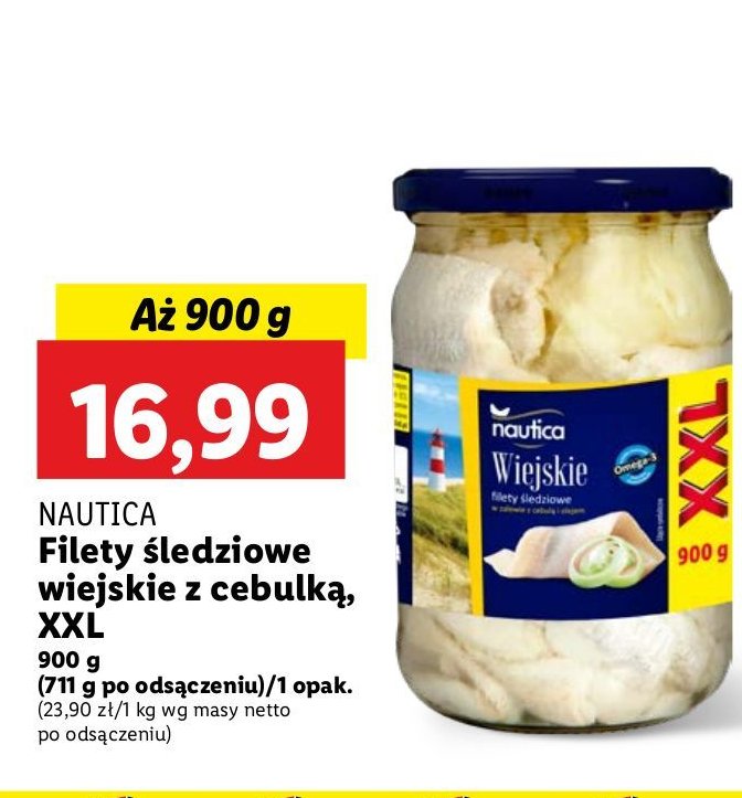 Filety śledziowe wiejskie Nautica schwartz promocja w Lidl