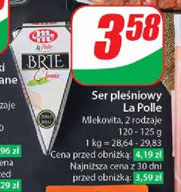 Ser brie classic Mlekovita la polle promocja