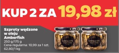 Szproty wędzone w oleju x2 promocja w Netto