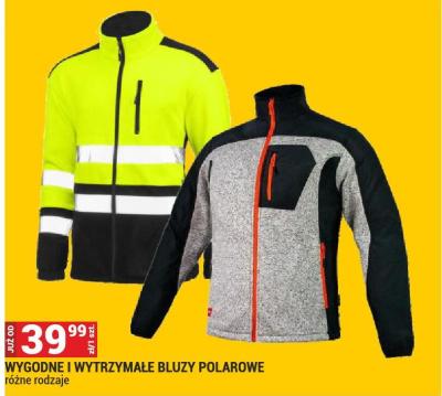 Bluzy polarowe wygodne i wytrzymałe promocja w Merkury Market