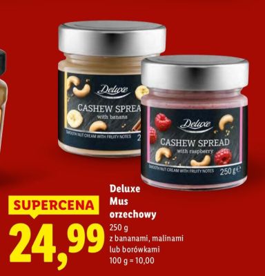 Mus orzechowy 250 g z bananami promocja w Lidl