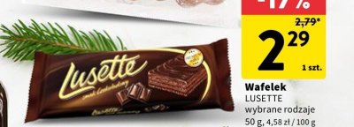 Wafelek wybrane rodzaje LUSETTE promocja w Intermarche