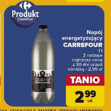 Napój energetyczny Carrefour promocja