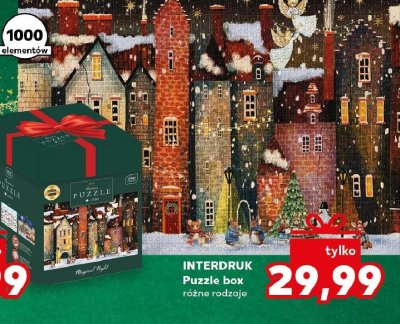 Puzzle box różne rodzaje 1000 elementów promocja w Kaufland